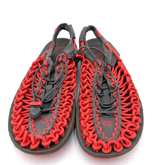 Keen Women's Uneek Pink Paracord Bungie Sandals Size 8 - Picture 3 of 7